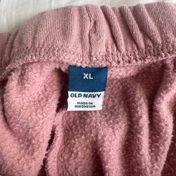 Old Navy Extra High Waisted Jogger Sweatpants Pink - Picture 5 of 6